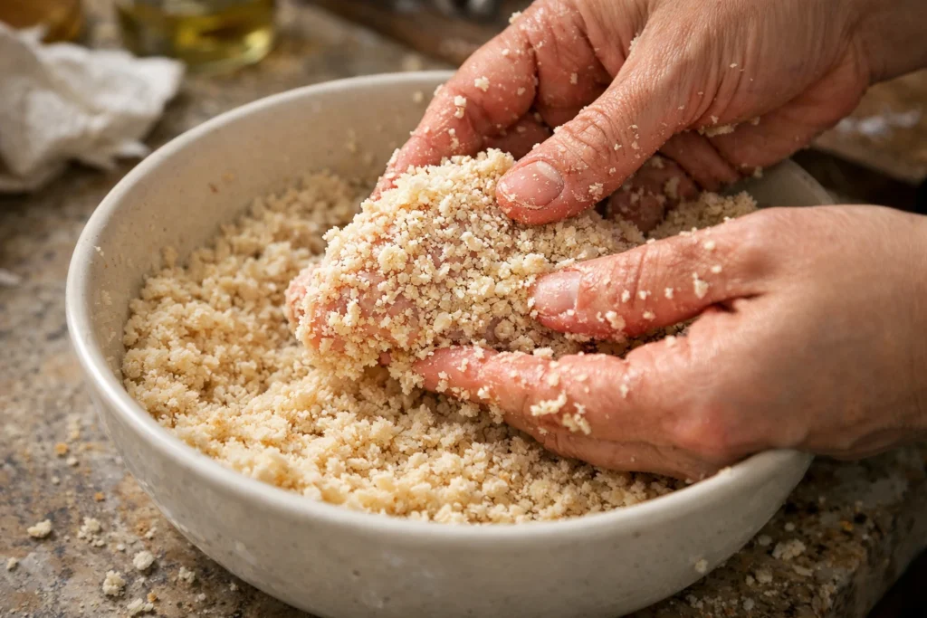 kip paneren voor krokante kip airfryer