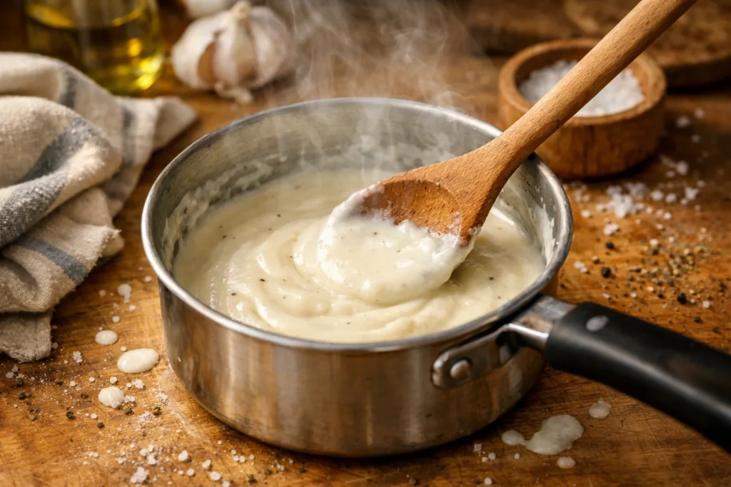 romige saus maken voor kip broccoli ovenschotel